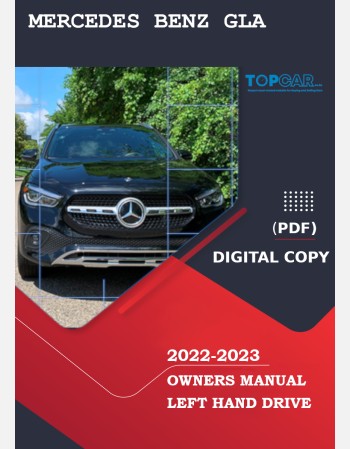 mercedes benz gla 2022-2023 owners manual